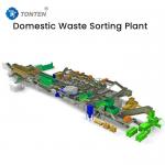 120kw Domestic Waste Sorting Plant Recycling Line For Food Drink Bottle for sale