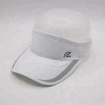 White Youth Visor Hats , Quick Dry Trendy Running Visor Cap With Velcro Closure for sale