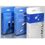 1000Pcs Pantone SGS Pantone Data Cable Packaging Box Electronics Kraft Paper APET