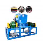Double Shaft Waste Old Clothes Recycling Fabric Foam Textile Shredder Machine for sale