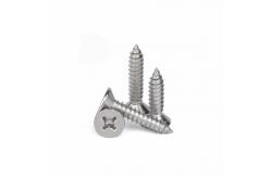 China Custom Cross Countersunk Head Tapping Screws Flat Head Pointed Tail supplier