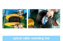 China SGS Cable Coiling Machine , 50HZ Cable Rewinding Machine With Meter Counter supplier