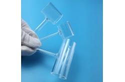 China Wholesale Clear Quartz Glass Tee Pipe supplier
