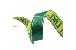 China Green Polyester Webbing Tape PP Ribbon On Nylon Webbing For Bags supplier