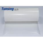 Double Sided 0.08mm 138cm Transparent Polyurethane Hot Melt Glue Film for Lether to Leather / Leather to Fabric Bonding for sale