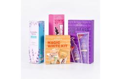 China Wholesale Custom Logo Lamination Customize Print Folding Cosmetic Paper Boxes Packaging supplier
