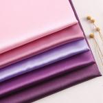 97% Polyester 3% Spandex Woven Plain Dyed Elastic Satin Fabric for sale