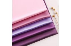 China 97% Polyester 3% Spandex Woven Plain Dyed Elastic Satin Fabric supplier