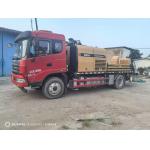 Used Mini Concrete Line Pump Truck Cement Transfer Pump with 2 Boom Sections
