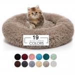 40CM-120CM Soft Plush Round Calming Dog Bed for sale