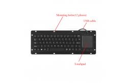 China Low-cost Rugged Panelmount Plastic Keyboard With Touchpad and 68 Keys supplier