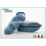 Blue ESD Disposable use Shoe Protectors With Plastic Conductive Ribbon for sale