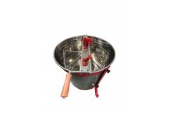 China 6 Frames Beekeeping Manual SS Honey Extractor With Automatic Braking Function supplier