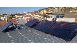 China Flat Plate Solar Collector Solar Water Heater Super Warm Rock Wool Insulation supplier