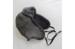 China Classical custom shearling sheepskin double face mens winter hat supplier