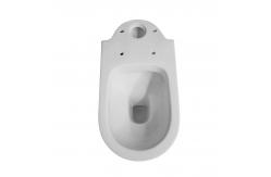 China 3L 6L Flowrate Two Piece Dual Flush Toilet White WC Bathroom Bidet supplier