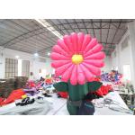 Customized Led Lighted Inflatable Flower For Stage Decoration for sale