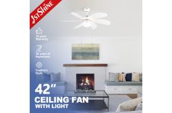 China Classical Style 1stshine Ceiling Fan Light with Pull Chain Switch and MDF Blades supplier