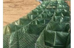 China Hexagonal Wire Twisted Gabion Basket Square Rectangular Hole Shape supplier
