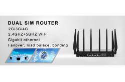 China Dual SIM 4G Cellular Router with 4x4 MIMO Detachable Antennas Band Lock VPN supplier