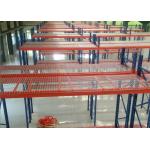 Strong Structural Box Beam Heavy Duty Pallet Racking With Wire Mesh Decking