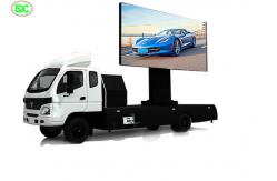 China P4 High Brightness Mobile Truck LED Display 1R1G1B Tube Chip Iron/Steel Case supplier