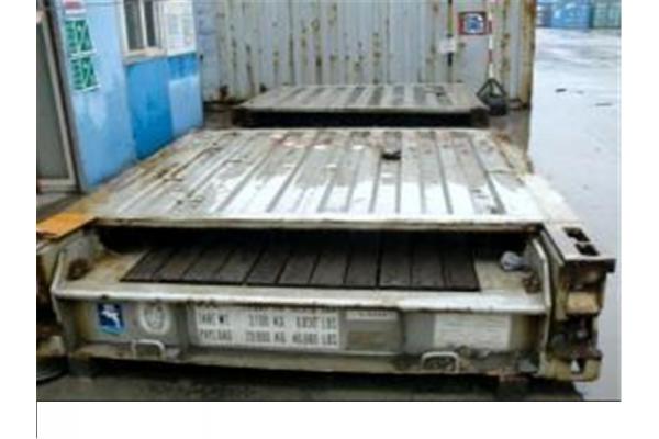 Flat Rack Shipping Container International Standards Container Flat Rack 20 Foot