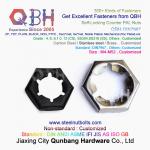 QBH DIN7967 M4-M52 Carbon Steel Stainless Steel Self-Locking Counter Nuts / PAL Nuts for sale