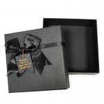 High Quality Luxury Black Custom Gift Box Jewelry Wedding Gift Boxes With Ribbon for sale