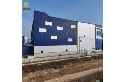China Industrial Prefabricated Steel Frame Contruction Buildings Large Span Steel Structure Warehouse supplier