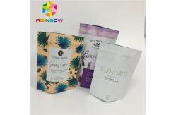 China 3 Layers Laminated Mask Empty Aluminum Foil Cosmetic Bag Mask Pouch Resealable supplier