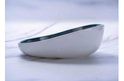 China High temperature Irregular Deep Reactive Glaze Dinner Plates supplier