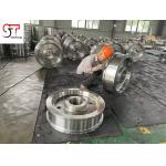 Gantry Locomotive Crane Track Wheels Wear Resistant Alloys  45# Open Forging Process for sale