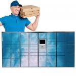 E-Commercial Box Parcel Delivery Lockers With 22 Inch Screen And Android System for sale