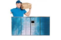 China E-Commercial Box Parcel Delivery Lockers With 22 Inch Screen And Android System supplier