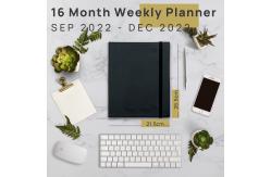 China OEM ODM Large Academic Planner With Hourly Schedule Monthly Tabs supplier