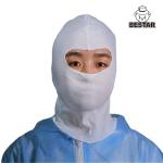 OSFA Cotton Protective Sterile Disposable Hood White With Overlock Sewing for sale