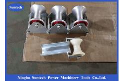 China 10kN Linear Angular Cable Roller Underground Cable Pulling Tools supplier