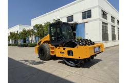 China 2130mm High Vibration Tandem Roller with ±35° Steering Angle supplier