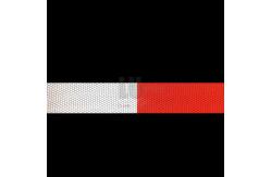 China Red And White High Intensity Micro Glass Bead Reflective Conspicuity Tape supplier