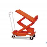 Material Handling Mobile Scissor Lift Platform Table 1000kg Loading for sale