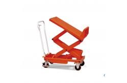 China Material Handling Mobile Scissor Lift Platform Table 1000kg Loading supplier