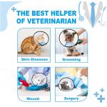 Adjustable Pet Training Collars White Comfy Dog Cat Cone Collar
