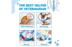 China Adjustable Pet Training Collars White Comfy Dog Cat Cone Collar supplier