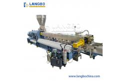 China Pet PP PE ABS Plastic Compounding Pelletizing Parallel Twin Screw Granulation Line supplier