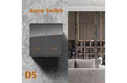 China RS485 Protocol Push Button Light Switch Smart Scene Wall Switch Curtain Switch supplier