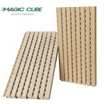 Wooden Grooved Acoustic Panel for Soundproof Recording Studio Contemporary Design for sale