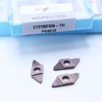 High Hardness Bronze Carbide Insert For Cut Off CTP PVD Coated Parting Off Indexable Inserts Right Cutting CTP20FRN-TH for sale