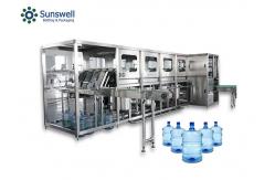 China Automatic 5 Gallon Water Filling Machine 19L PET Plastic Bottle Filling Machine supplier
