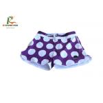 Digital Printing Purple Womens Board Shorts With White Big Spot Pantone Color for sale